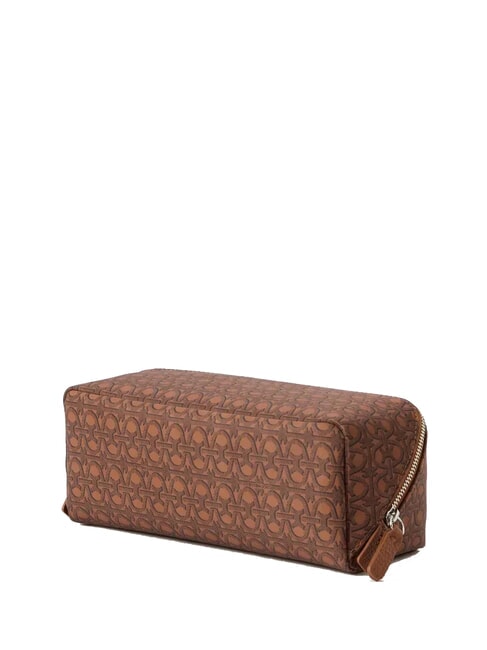 NYLON SMALL MONOGRAM Beauty bru/moro - Beauty Case