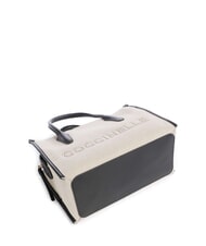 COCCINELLE MYRTHA26 CANVAS Borsa a mano, con tracolla natural/noir - Borse Donna - 3