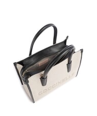 COCCINELLE MYRTHA26 CANVAS Borsa a mano, con tracolla natural/noir - Borse Donna - 4