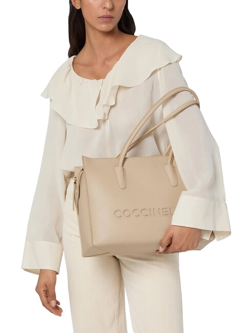 MYRTHA26 Borsa a spalla, in pelle sandshell - Borse Donna