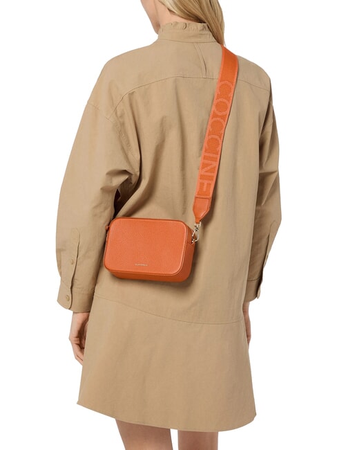 TEBE Borsa a tracolla in pelle martellata crab - Borse Donna