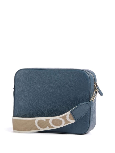 TEBE Borsa piccola pelle martellata deep blue - Borse Donna