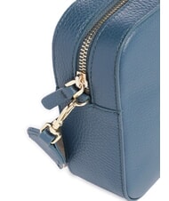 COCCINELLE TEBE Borsa piccola pelle martellata deep blue - Borse Donna - 3