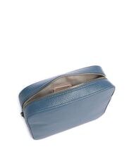 COCCINELLE TEBE Borsa piccola pelle martellata deep blue - Borse Donna - 4