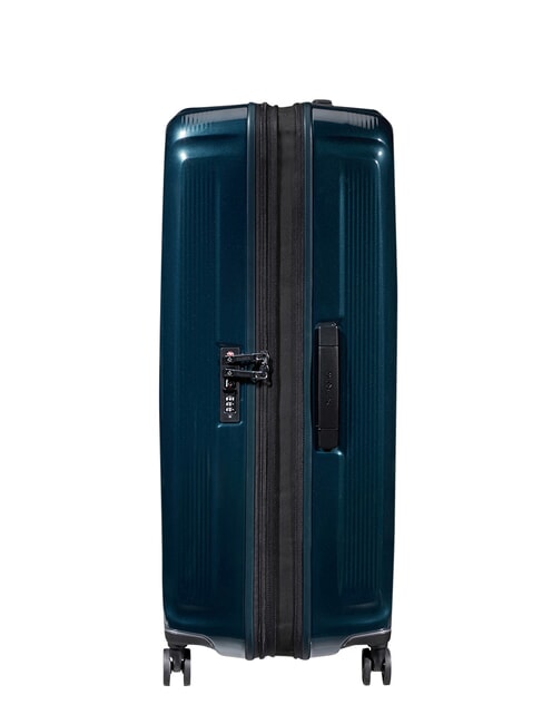 NUON Trolley Extra Large, espandibile metallic dark blue - Trolley Rigidi