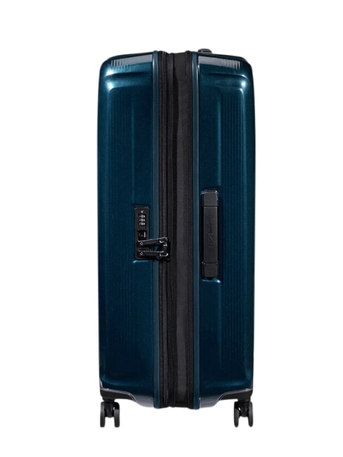 NUON Trolley grande espandibile metallic dark blue - Trolley Rigidi