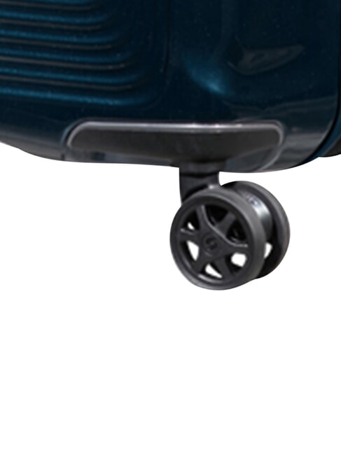 NUON Trolley grande espandibile metallic dark blue - Trolley Rigidi