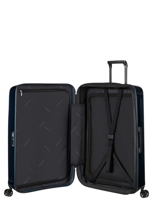 NUON Trolley medio espandibile metallic dark blue - Trolley Rigidi