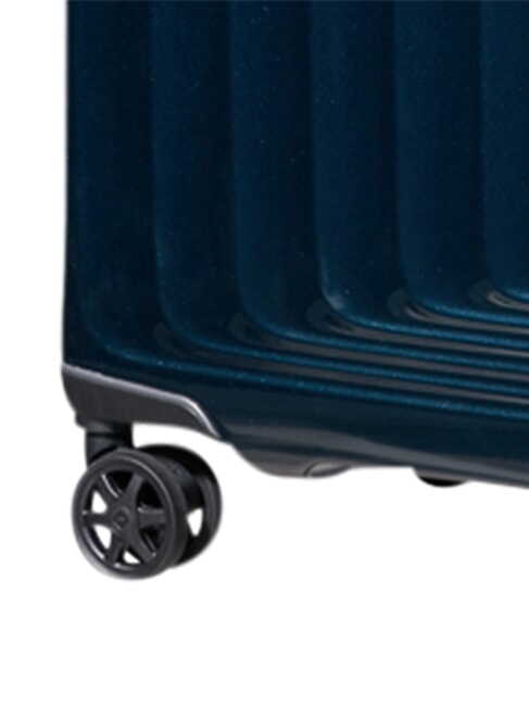 NUON Trolley medio espandibile metallic dark blue - Trolley Rigidi