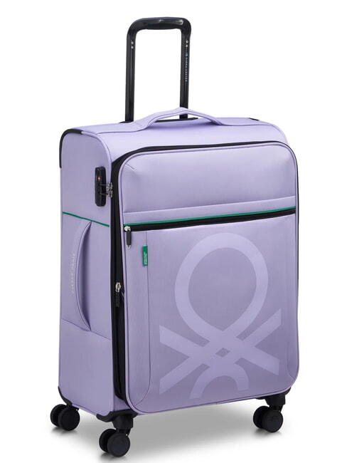 COLOR BLOCK Trolley Medio, espandibile lavanda - Trolley Semirigidi