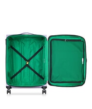 BENETTON COLOR BLOCK Trolley Grande, espandibile lavanda - Trolley Semirigidi - 2