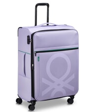 BENETTON COLOR BLOCK Trolley Grande, espandibile lavanda - Trolley Semirigidi - 3