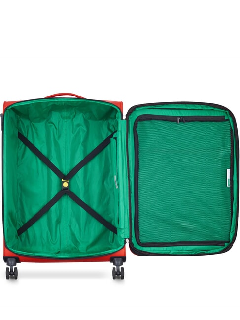 COLOR BLOCK Trolley Grande, espandibile ROSSO - Trolley Semirigidi