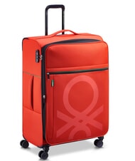 BENETTON By DELSEY COLOR BLOCK Trolley Grande, espandibile ROSSO - Trolley Semirigidi - 3