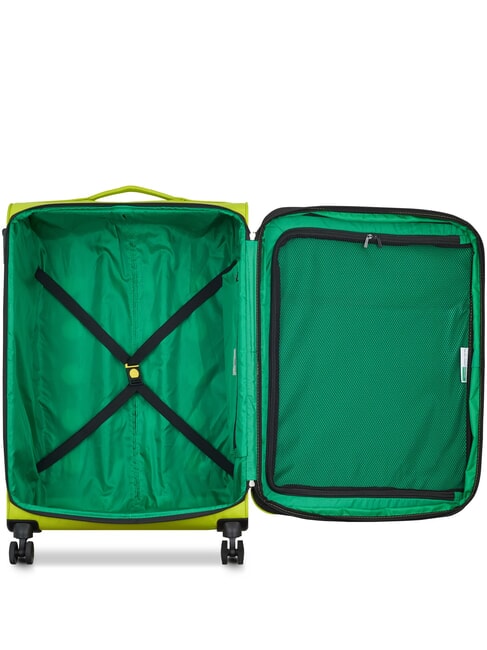 COLOR BLOCK Trolley Grande, espandibile lime - Trolley Semirigidi