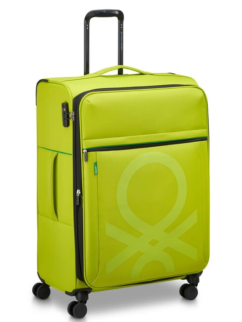 COLOR BLOCK Trolley Grande, espandibile lime - Trolley Semirigidi