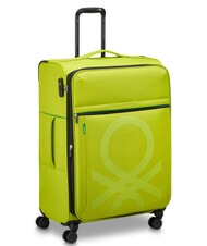 BENETTON By DELSEY COLOR BLOCK Trolley Grande, espandibile lime - Trolley Semirigidi - 3