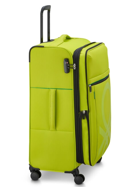 COLOR BLOCK Trolley Grande, espandibile lime - Trolley Semirigidi