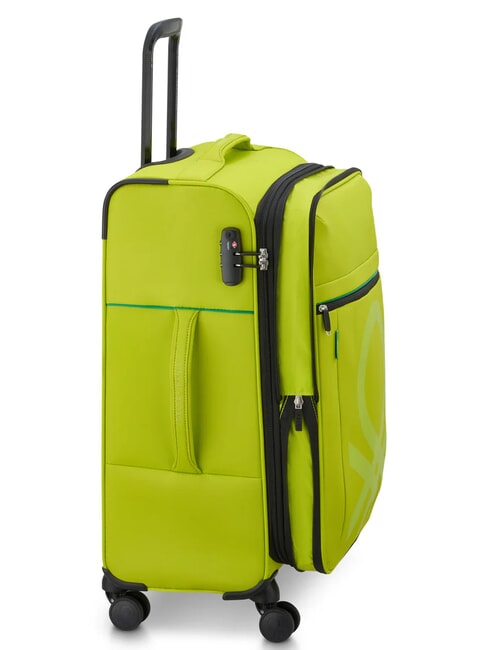 COLOR BLOCK Trolley Medio, espandibile lime - Trolley Semirigidi