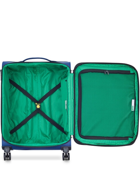 COLOR BLOCK Trolley Medio, espandibile blu - Trolley Semirigidi