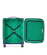 BENETTON COLOR BLOCK Trolley Medio, espandibile blu - Trolley Semirigidi - 2