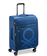 BENETTON COLOR BLOCK Trolley Medio, espandibile blu - Trolley Semirigidi - 3