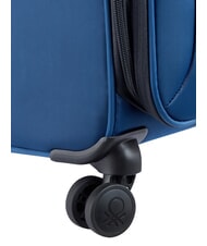 BENETTON By DELSEY COLOR BLOCK Trolley Medio, espandibile blu - Trolley Semirigidi - 6