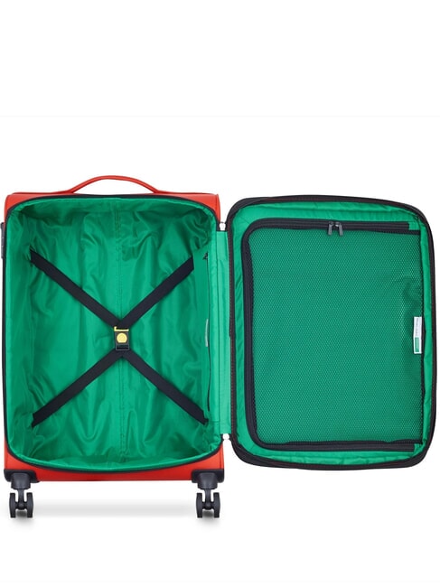 COLOR BLOCK Set Trolley Cabin + Medio + Grande espandibili ROSSO - Set Trolley