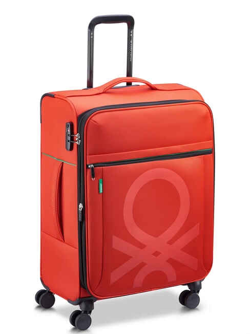 COLOR BLOCK Trolley Medio, espandibile ROSSO - Trolley Semirigidi