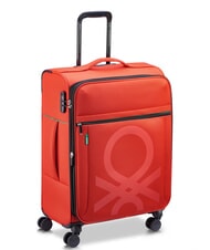 BENETTON By DELSEY COLOR BLOCK Trolley Medio, espandibile ROSSO - Trolley Semirigidi - 3