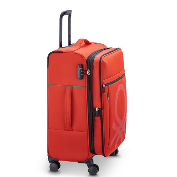 COLOR BLOCK Trolley Medio, espandibile ROSSO - Trolley Semirigidi