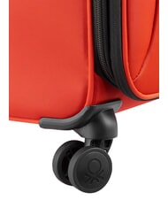 BENETTON By DELSEY COLOR BLOCK Trolley Medio, espandibile ROSSO - Trolley Semirigidi - 7