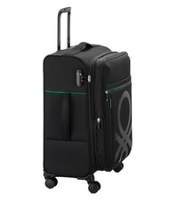 BENETTON COLOR BLOCK Set Trolley Cabin + Medio + Grande espandibili Nero - Set Trolley - 2