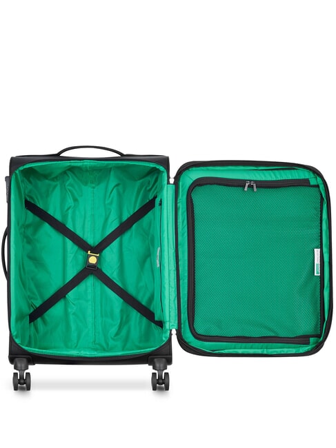 COLOR BLOCK Set Trolley Cabin + Medio + Grande espandibili Nero - Set Trolley