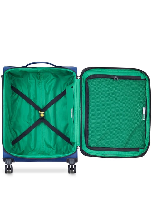 COLOR BLOCK Set Trolley Cabin + Medio + Grande espandibili blu - Set Trolley