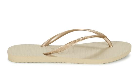 SLIM Infradito SAND GREY/LIGHT GOLDEN - Scarpe Donna