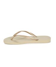 HAVAIANAS SLIM Infradito SAND GREY/LIGHT GOLDEN - Scarpe Donna - 4