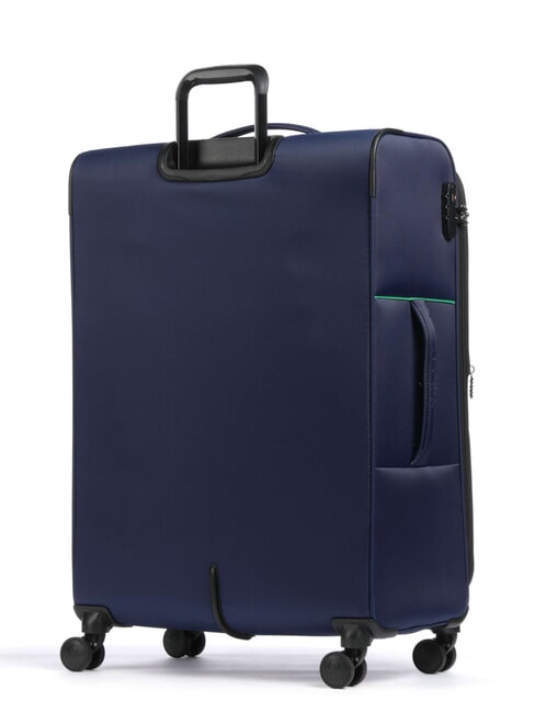 COLOR BLOCK Trolley Grande, espandibile blu - Trolley Semirigidi