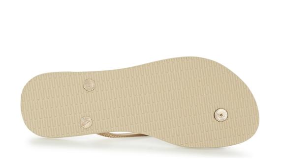 SLIM Infradito SAND GREY/LIGHT GOLDEN - Scarpe Donna