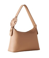 BORBONESE 011 Borsa a spalla, in pelle biscotto - Borse Donna - 2