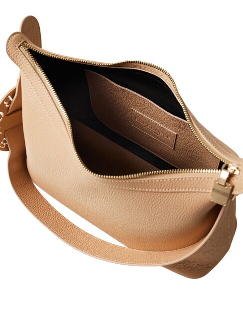 011 Borsa a spalla, in pelle biscotto - Borse Donna