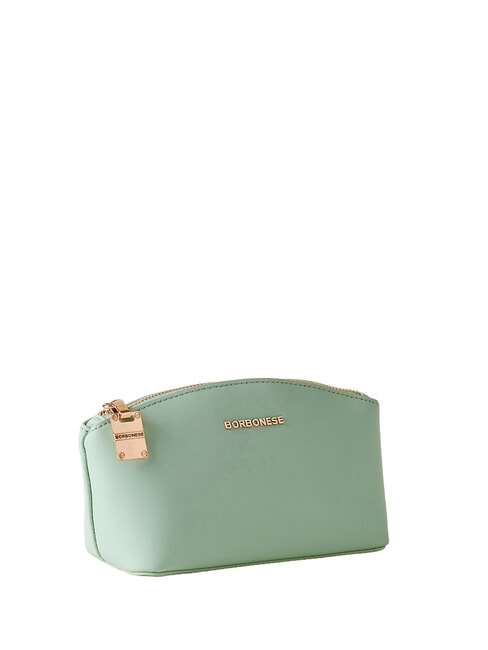 LETTERING Necessaire mini in pelle lichene - Bustine & Necessaire