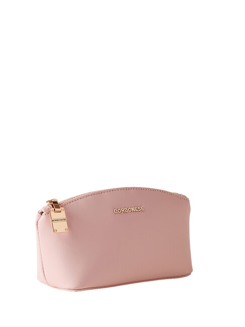 LETTERING Necessaire mini in pelle rosa loto - Bustine & Necessaire