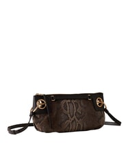 BORBONESE LONDON Borsa in pelle stampa pitone marrone/ebano - Borse Donna - 2