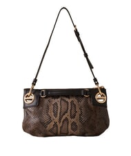 BORBONESE LONDON Borsa a spalla, in pelle marrone/ebano - Borse Donna - 3