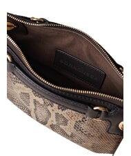BORBONESE LONDON Borsa a spalla, in pelle marrone/ebano - Borse Donna - 5