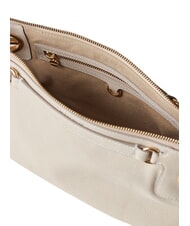 BORBONESE LONDON Borsa a tracolla, in pelle white cotton - Borse Donna - 5