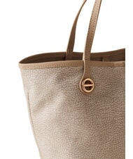 BORBONESE FLIGHT Shopper a mano, con tracolla sabbia - Borse Donna - 4