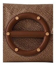 BORBONESE VIS-A-VIS Piattina a tracolla beige brown - Borse Donna - 4