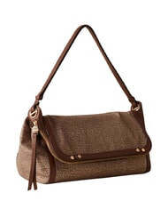 BORBONESE FRAME M Borsa a spalla beige brown - Borse Donna - 3